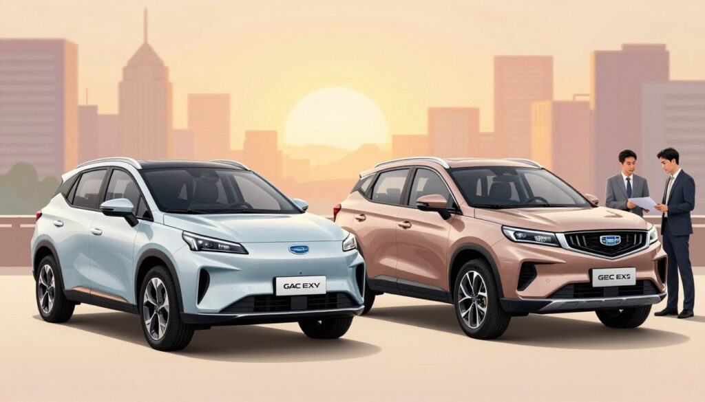 Wady i zalety GAC Aion V i Geely EX5 Wady i zalety GAC Aion V i Geely EX5